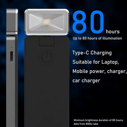 LED Rechargeable Clip-On Book Light 3 Colors 5 Brightness Bed Reading Night Light Eye-Protection Bookmark Lamp Mini Book Lamp