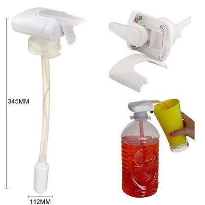 1PCS Hot White Magic Tap Electric Automatic Drinks Dispenser Juice Water Beverage Dispenser Spill Proof Juice Milk Dispenser
